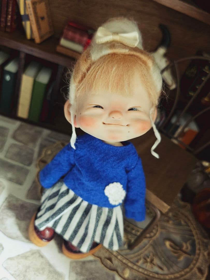 創作ヘッド 粘土ヘッド 微笑みちゃん