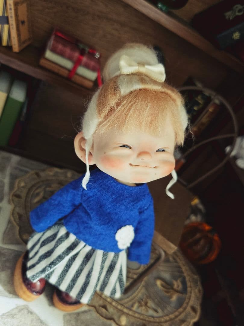 創作ヘッド 粘土ヘッド 微笑みちゃん