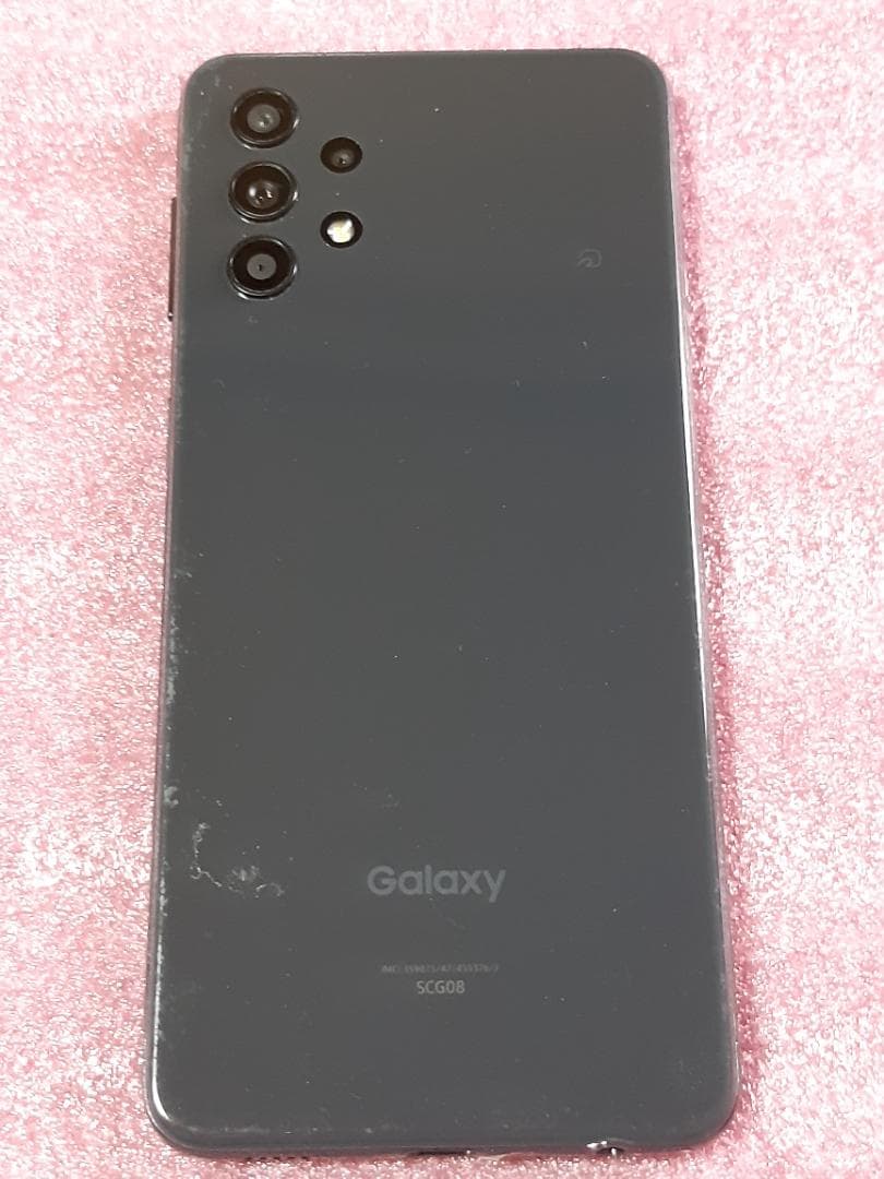 Galaxy A32 SCG08・オパールブラック 中古・動作OK