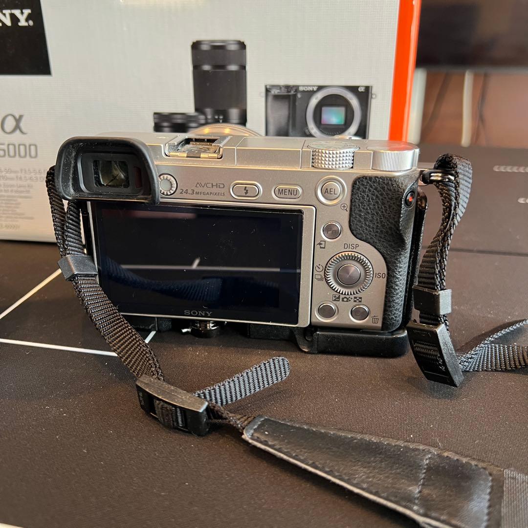 Sony α6000 ミラーレス一眼 レンズ付 ダブルレンズキッド