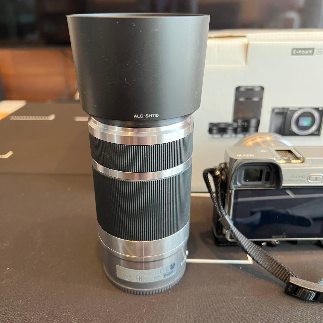 Sony α6000 ミラーレス一眼 レンズ付 ダブルレンズキッド
