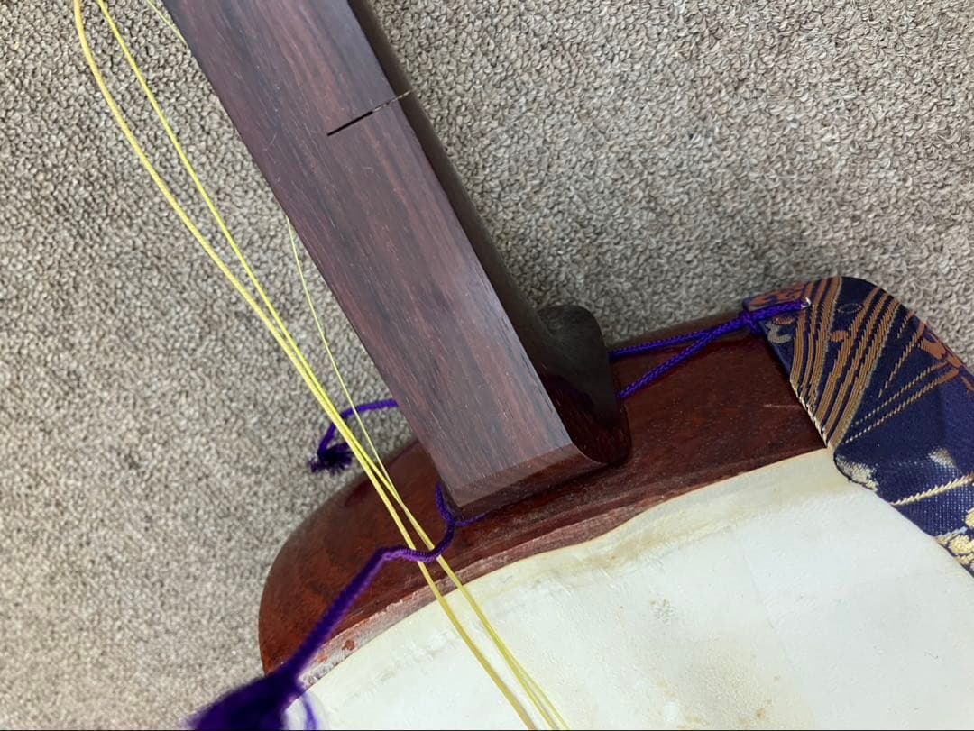 三味線 紅木製 太棹タイプ アンティーク