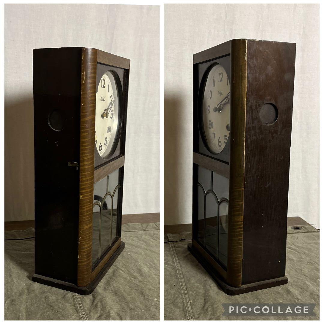 アンティーク古道具◼︎Meiji 明治時計社 ゼンマイ式 振り子時計 掛け時計