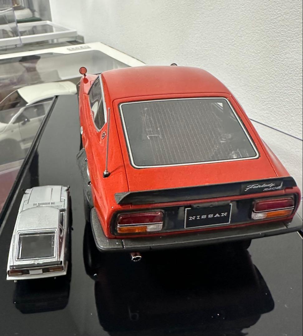 京商Nissan Fairlady 240Z ミニカー 1/18 レッド