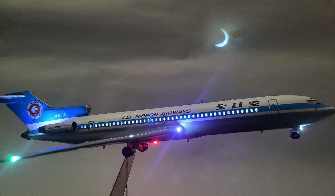ANA BOEING 727-200 モヒカン LED仕様完成品