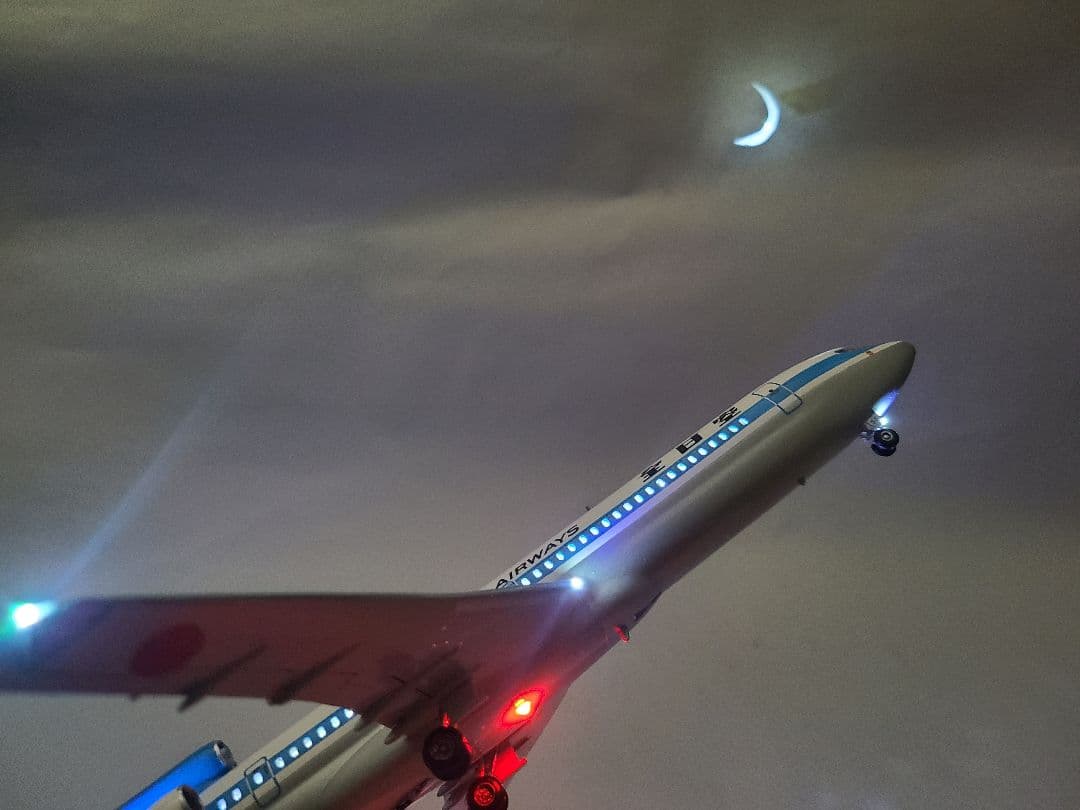 ANA BOEING 727-200 モヒカン LED仕様完成品