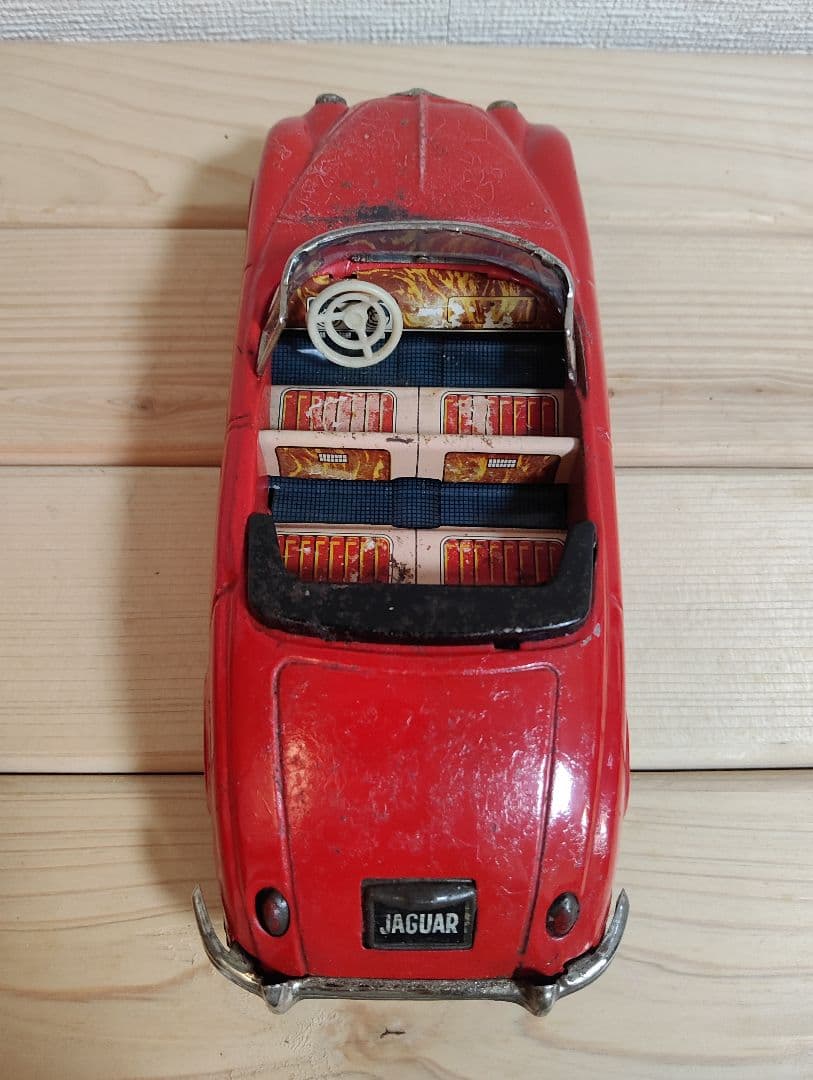 ブリキ ジャガー クラシックカー 日本製 バンダイ 昭和レトロ