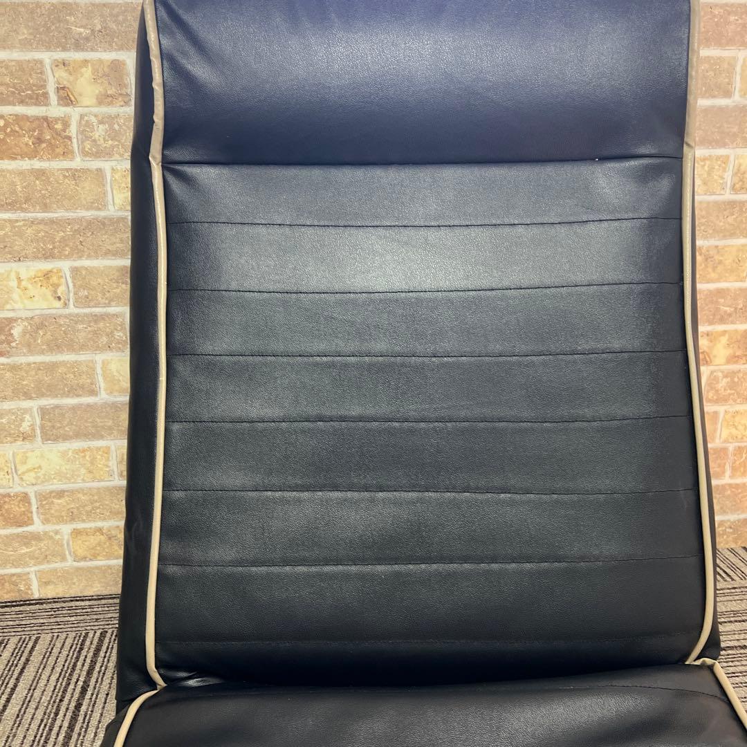 【正規品】座椅子　レバー式　ブラック