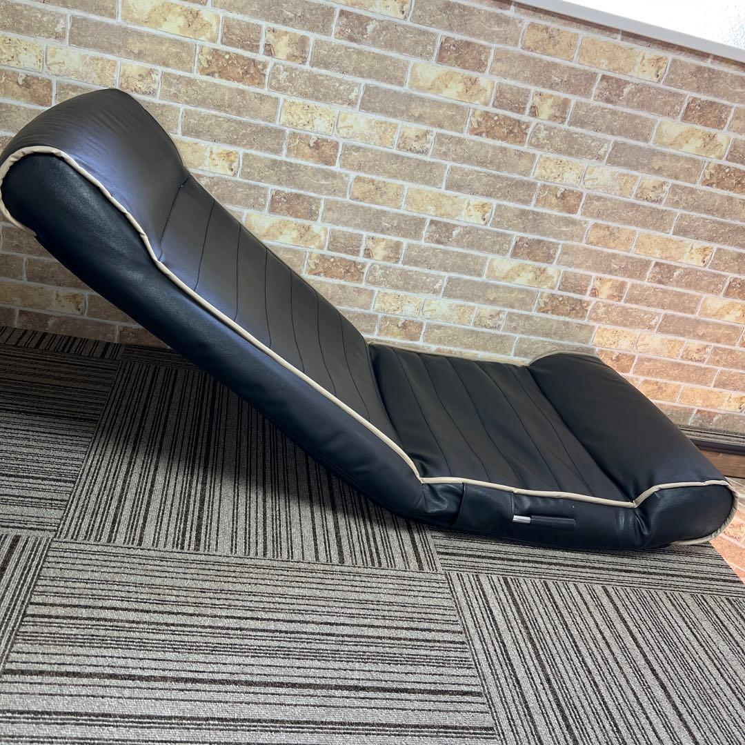 【正規品】座椅子　レバー式　ブラック