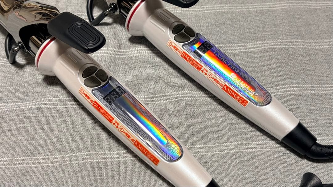 【2点セット】クレイツ ヘアアイロン イオンカール プロ 26mm＆32mm