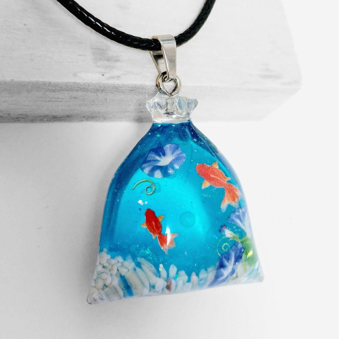 レジン　ハンドメイド　ペンダント　ネックレス　507