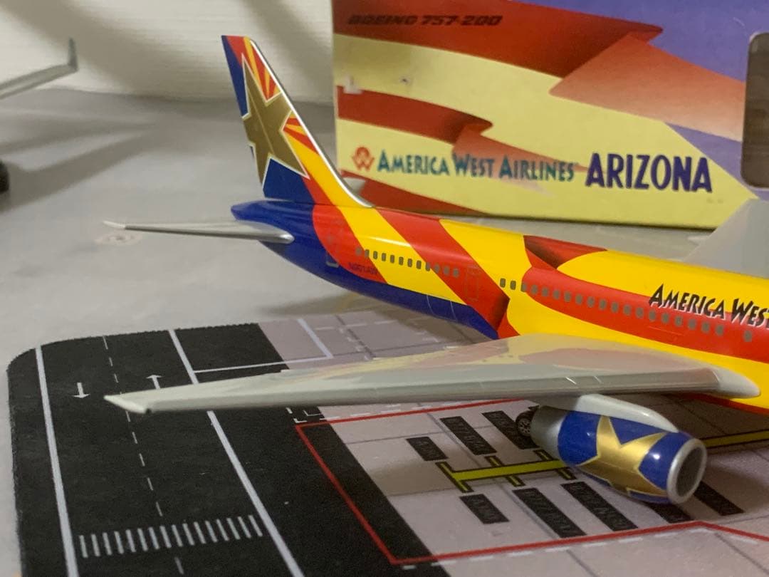 ＮＨ葉月‼️アメリカウエスト航空Ｂ７５７➕ＮＣＡ７４７－８Ｆ二機セット