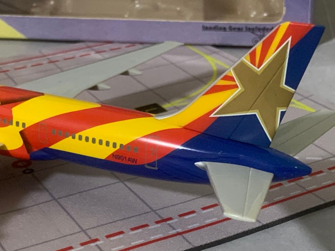 ＮＨ葉月‼️アメリカウエスト航空Ｂ７５７➕ＮＣＡ７４７－８Ｆ二機セット
