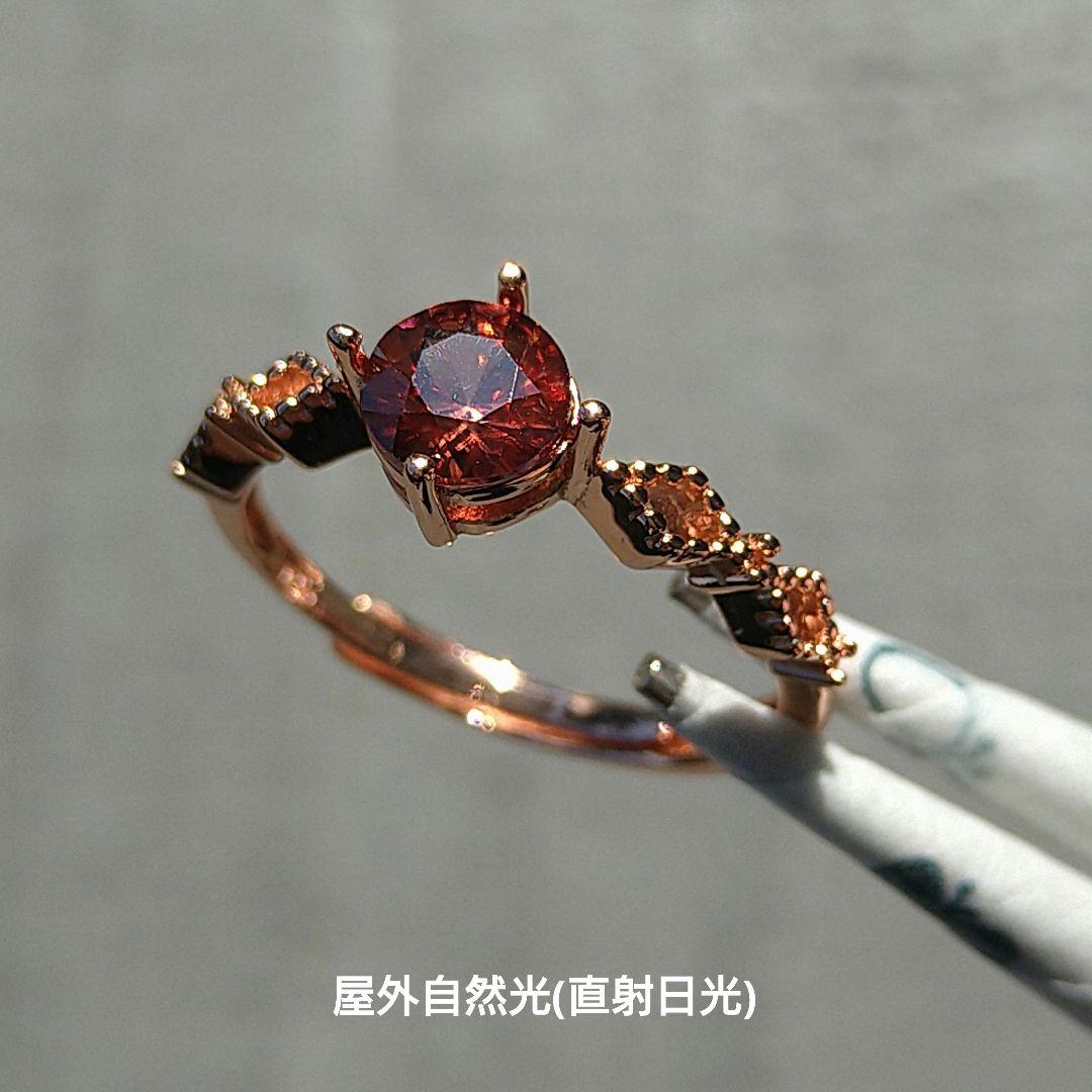 no.619✺天然ジルコン•アフリカ産•リングsilver925•フリー