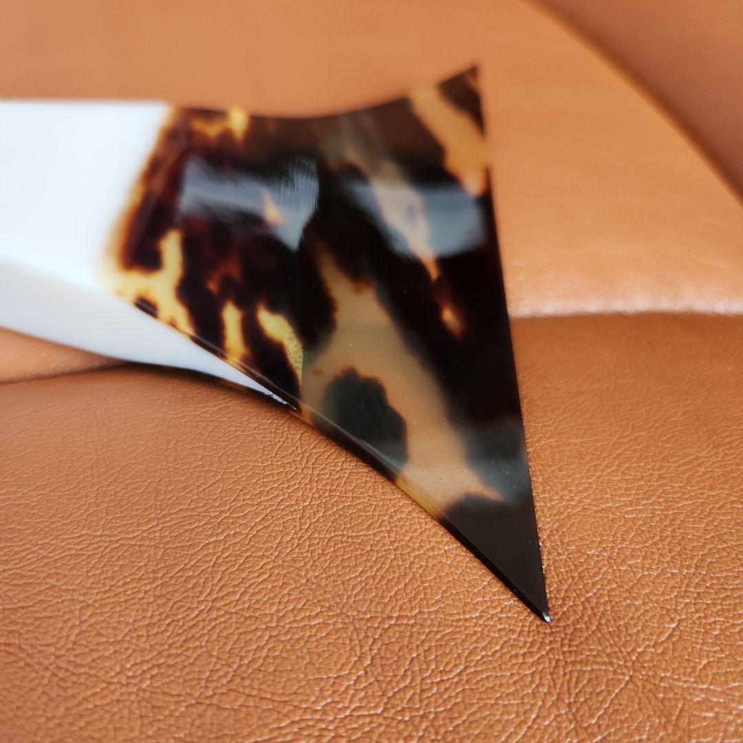 【美品♪欠け無し♪】三味線 撥 本鼈甲 開き12.8cm