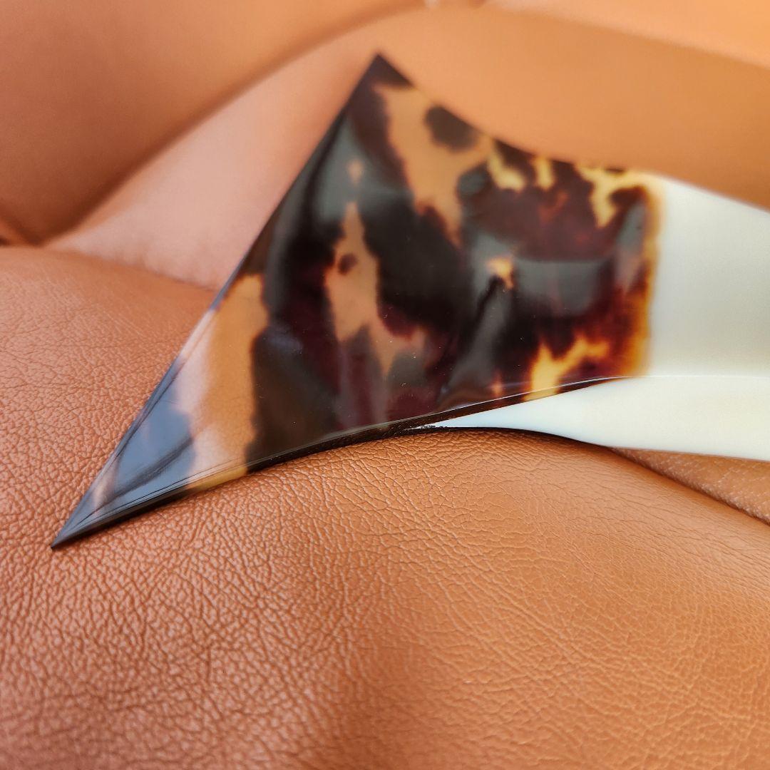 【美品♪欠け無し♪】三味線 撥 本鼈甲 開き12.8cm