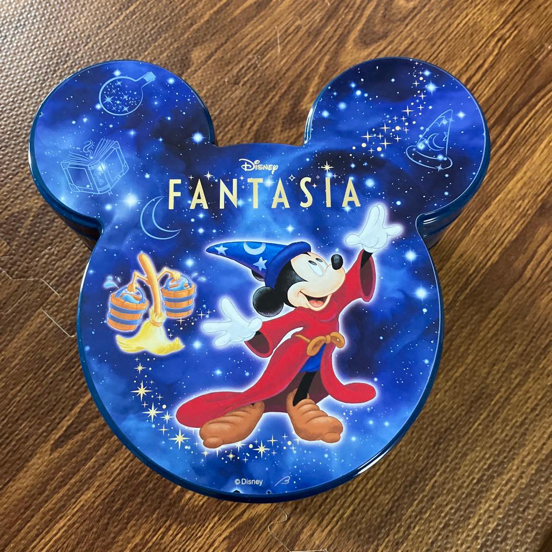 ディズニーミッキー ファンタジア 2026三段重箱　小皿4枚、風呂敷付き