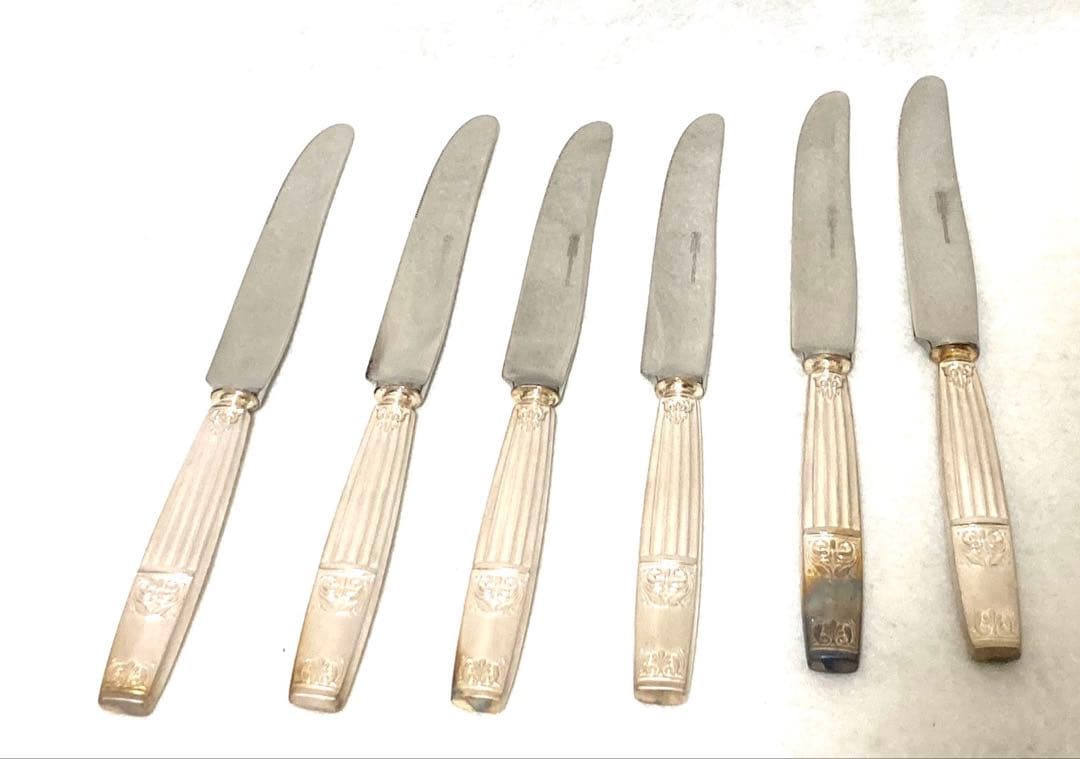 【希少 洋白銀】LUCKY WOOD ロッキンガム ディナーセット 24本