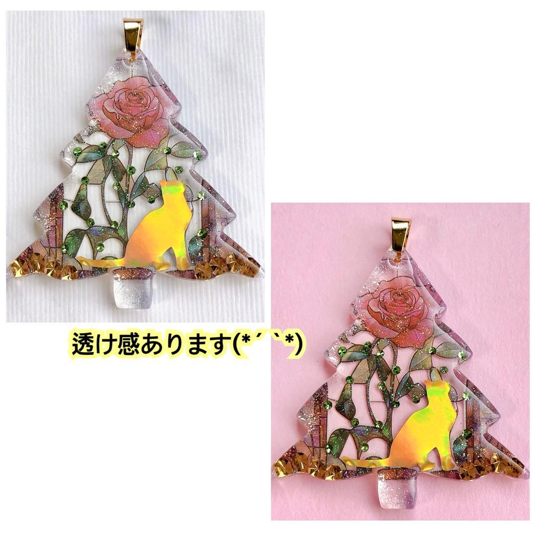同梱値引100円❤️No.2466 レジン ペンダントトップ 猫 ネコ ねこ ♡