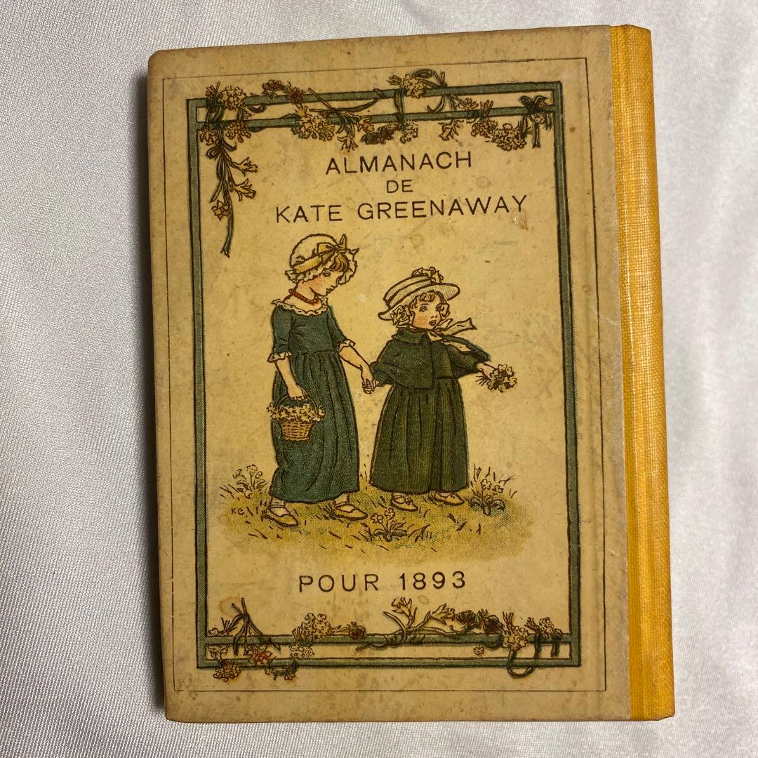 希少1893年フランス語1926年カレンダーケイト・グリーナウェイ　アンティーク