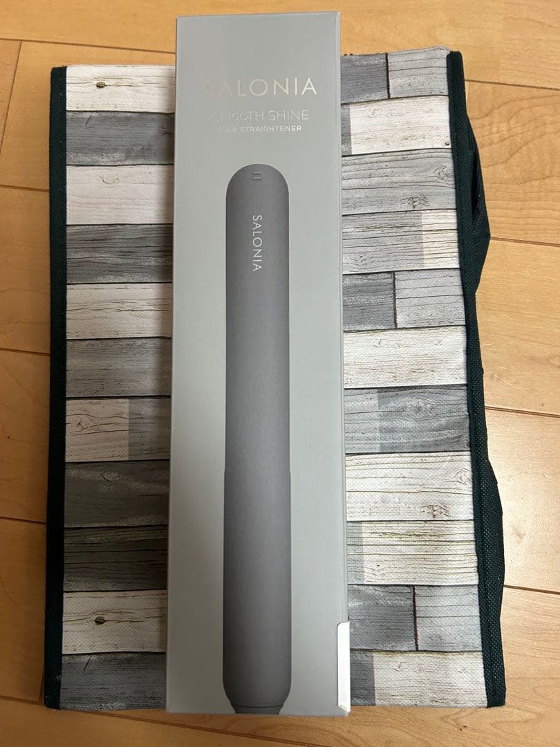 SALONIA ストレートヘアアイロン グレー 24mm