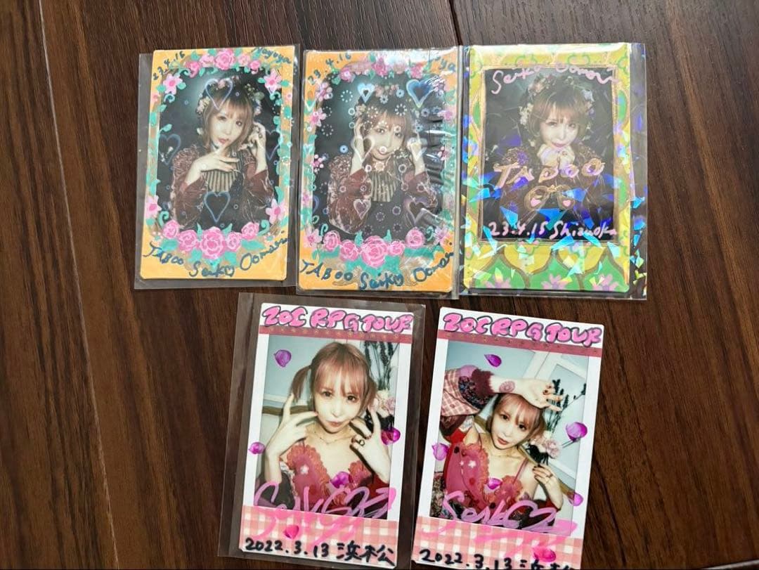大森靖子　ZOC チェキ　サイン・デコあり　16枚まとめ売り