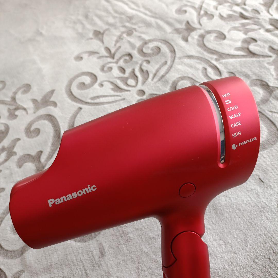 限定価格　Panasonic　nanoe ヘアドライヤー ピンクレッド