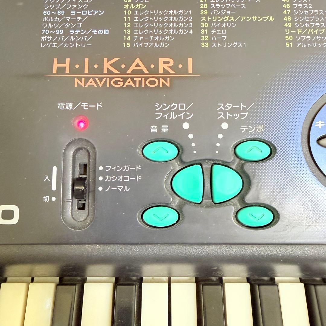 CASIO カシオ 光ナビゲーション キーボード 61鍵盤 LK-35 音楽