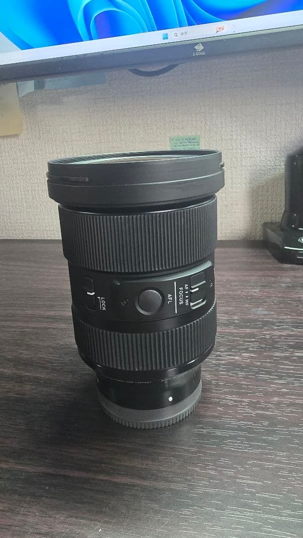 SIGMA 24-70f2.8 sony emount ズームレンズ フード付き