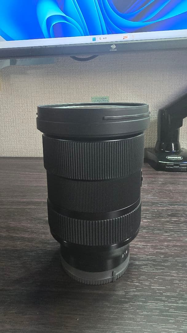 SIGMA 24-70f2.8 sony emount ズームレンズ フード付き
