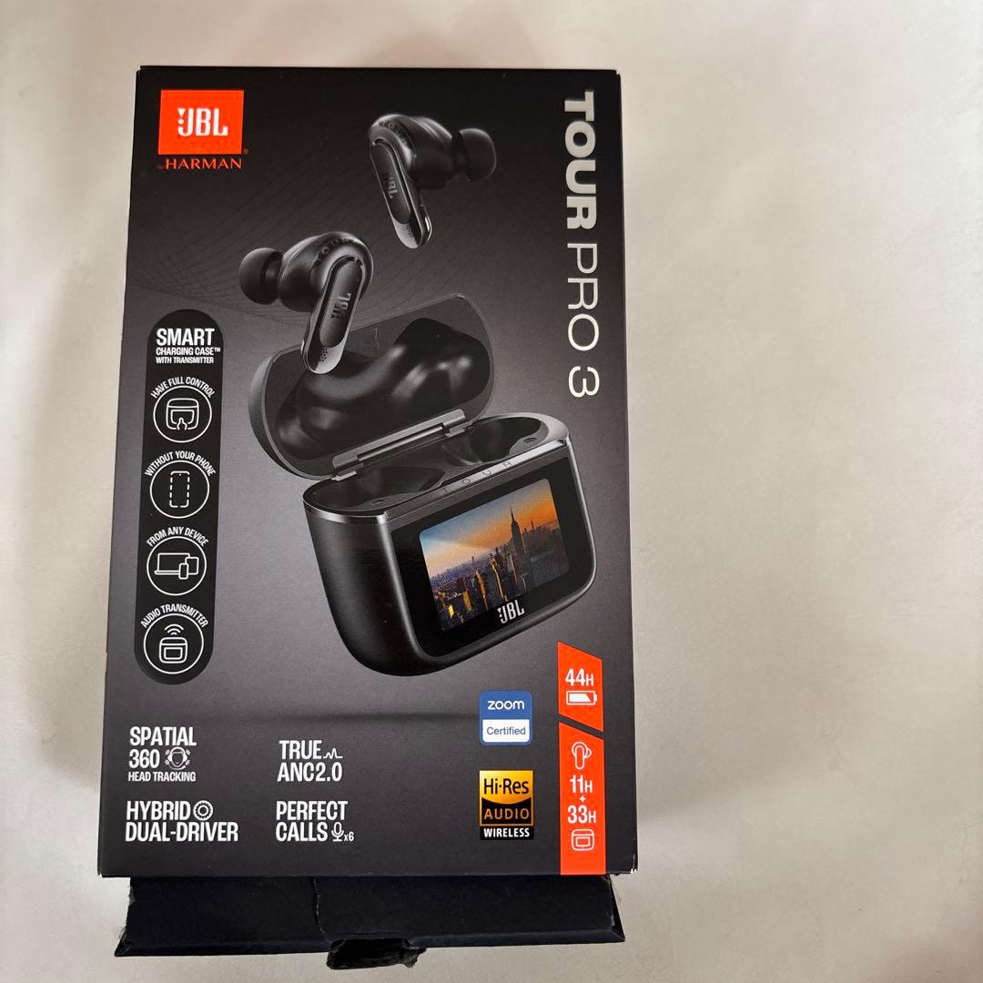 JBL ワイヤレスイヤホン ブラック 充電ケース付き