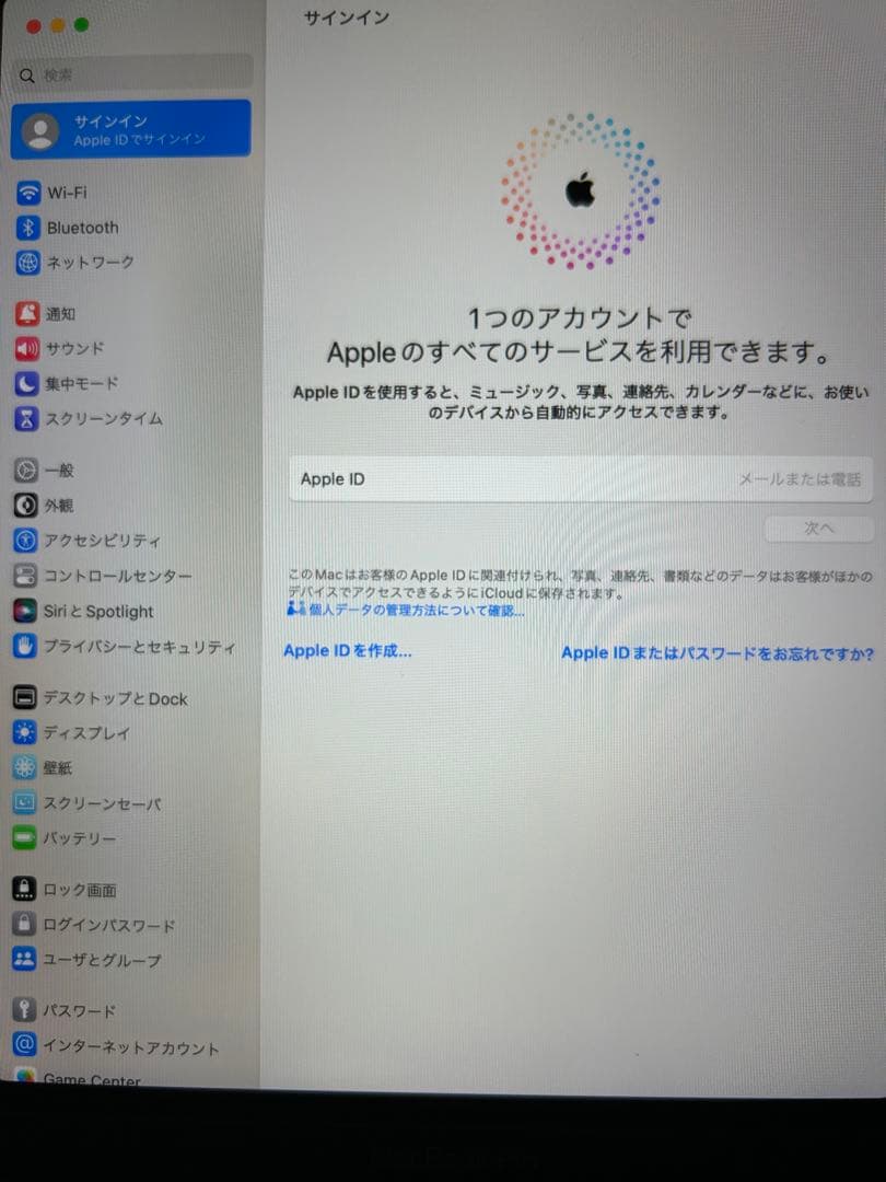 MacBook Pro 13インチ 2017 SSD256GBメモリ16GB