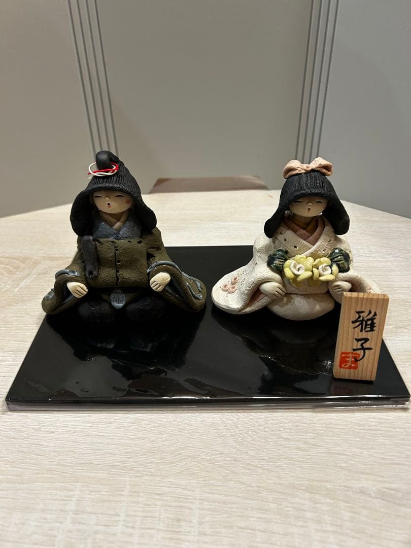 雅子　羽衣雛　小　屏風付き