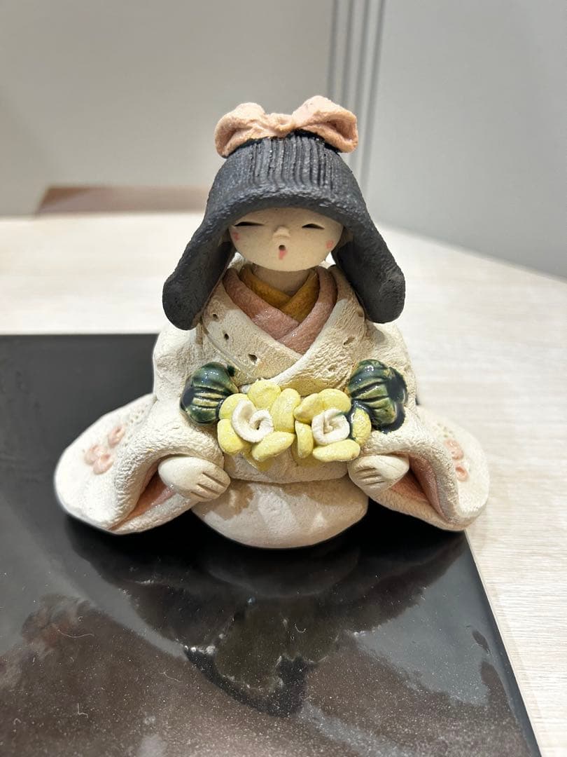 雅子　羽衣雛　小　屏風付き