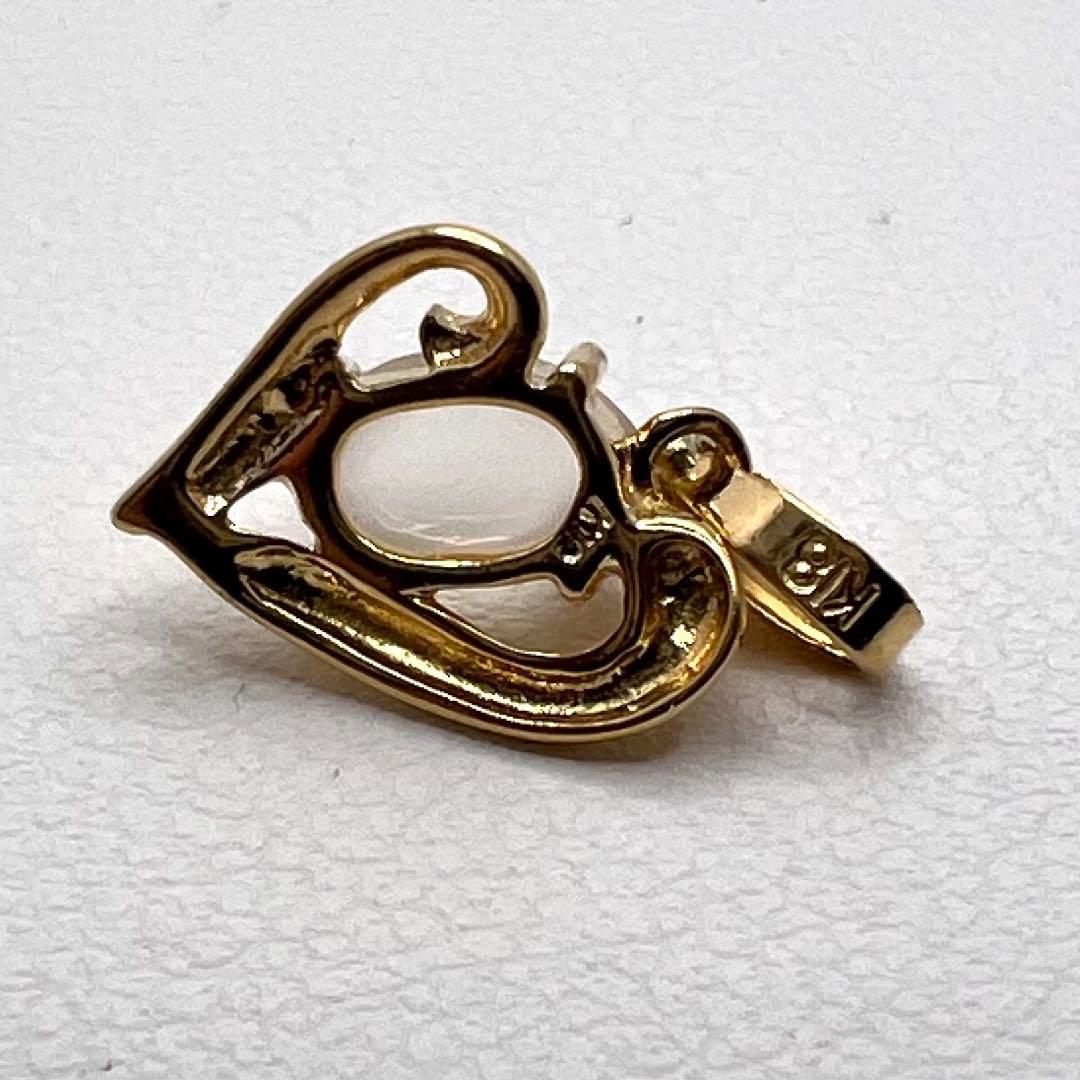 K18 ペンダント　トップ　ムーンストーン　0.78 g