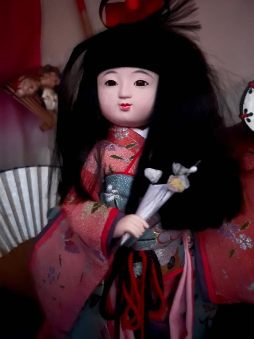 【縁起物】　姉妹のお人形