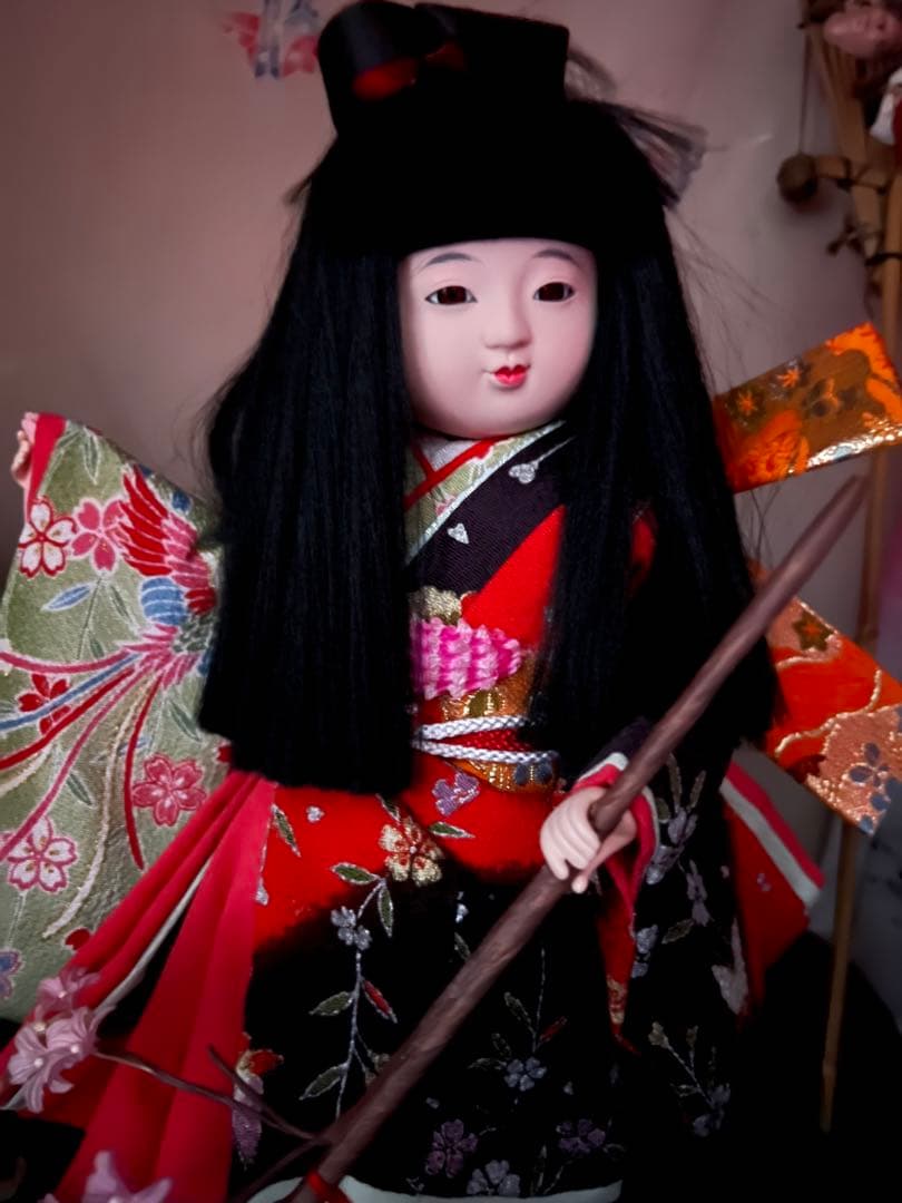 【縁起物】　姉妹のお人形
