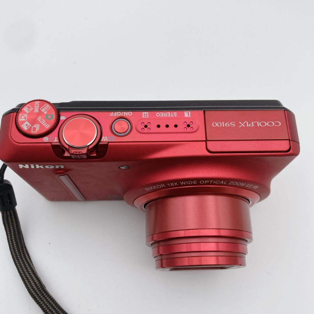 【美品】Nikon COOLPIX クールピクス S9100 グロリアスレッド