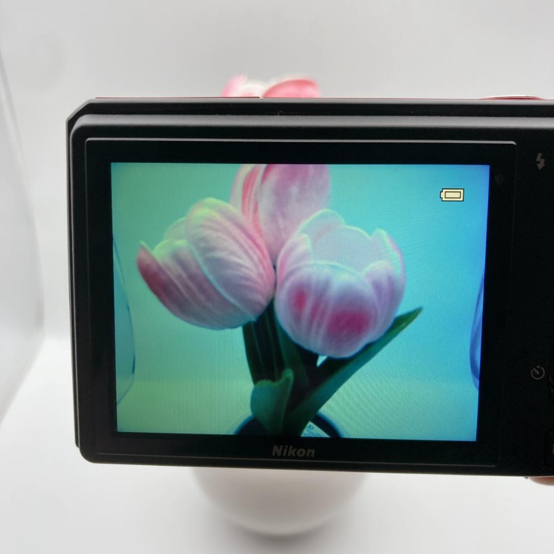 【美品】Nikon COOLPIX クールピクス S9100 グロリアスレッド