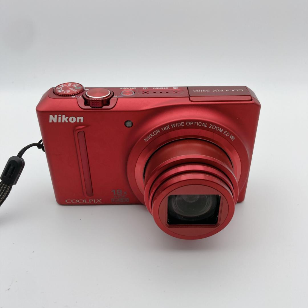 【美品】Nikon COOLPIX クールピクス S9100 グロリアスレッド