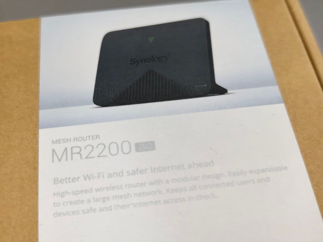 美品 Synology メッシュルーター Wi-Fi中継 MR2200ac