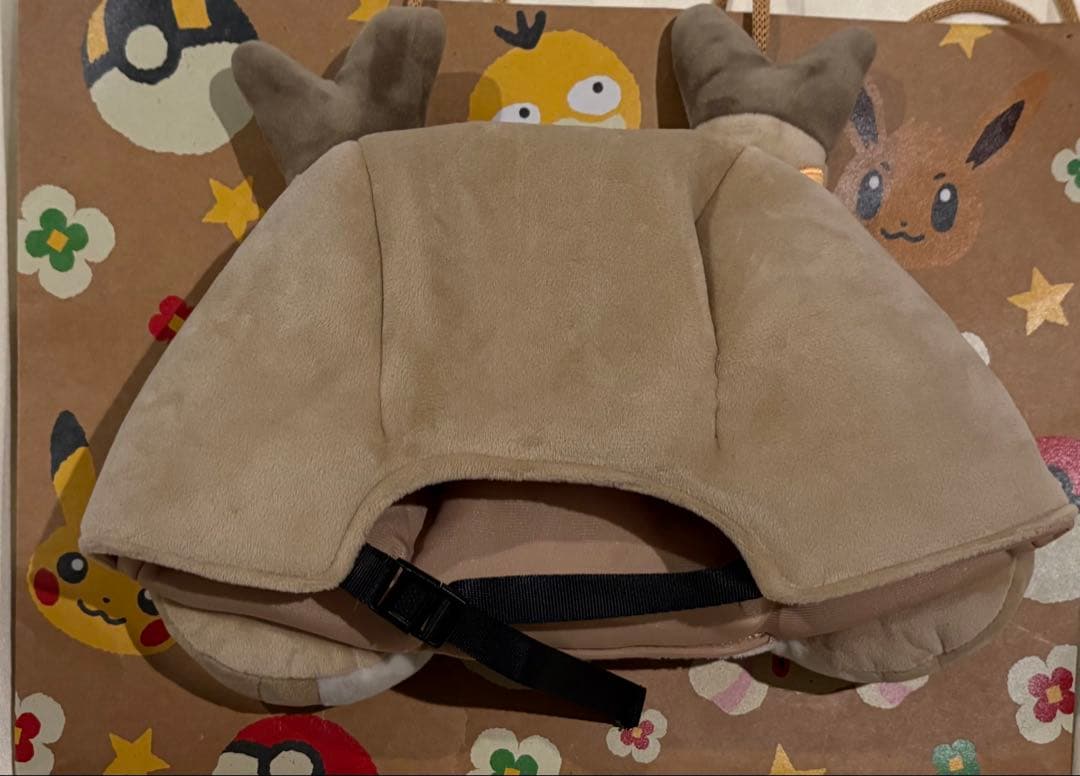【新品・未使用】　ポケモン　ホシガリス　ぬいぐるみキャップ　ポケパークカントー