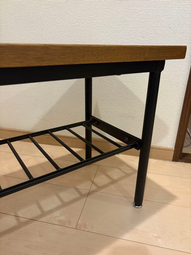 ニコアンド　ホワイトオーク　ベンチ　センターテーブル　家具