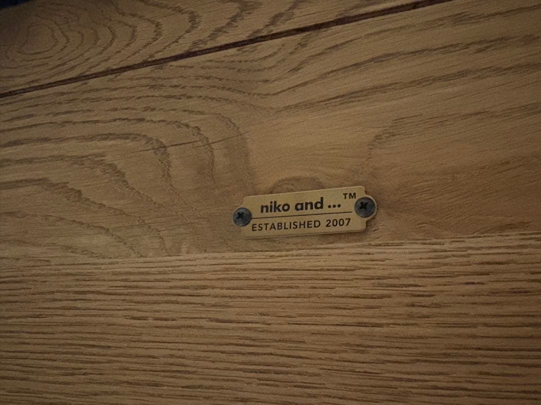 ニコアンド　ホワイトオーク　ベンチ　センターテーブル　家具