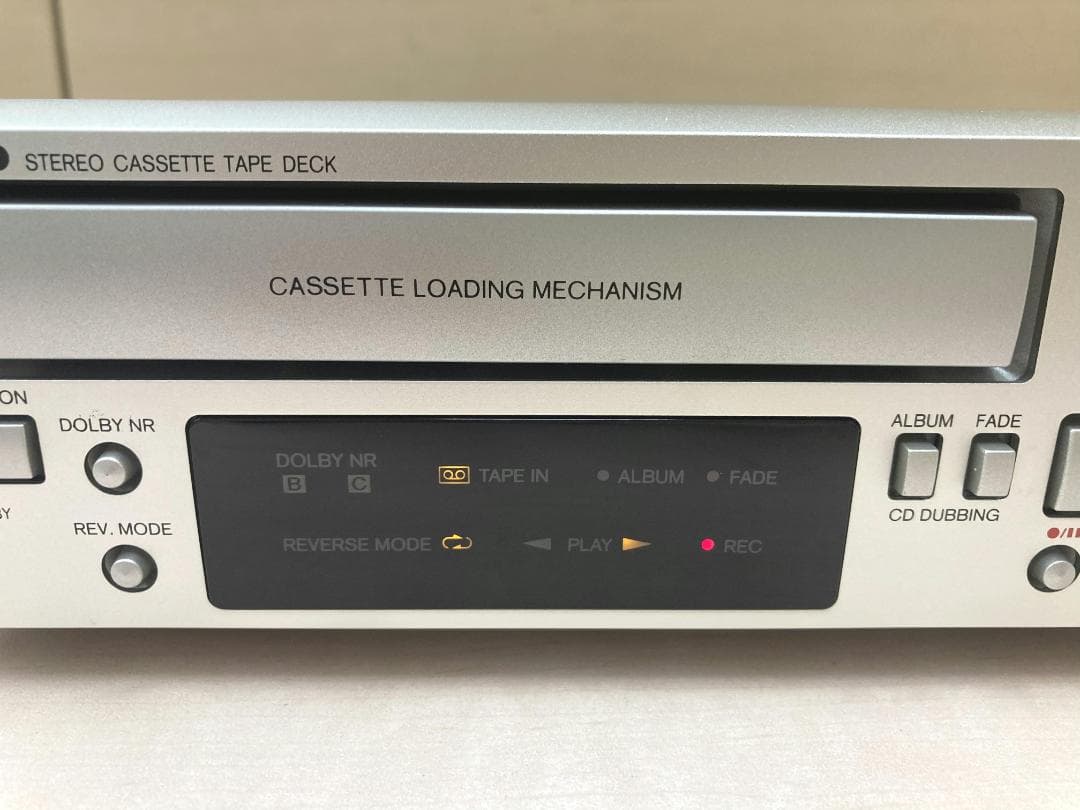 ★整備済み★ONKYO　K-V77　カセットデッキ　トレーベルト交換済　動作良好