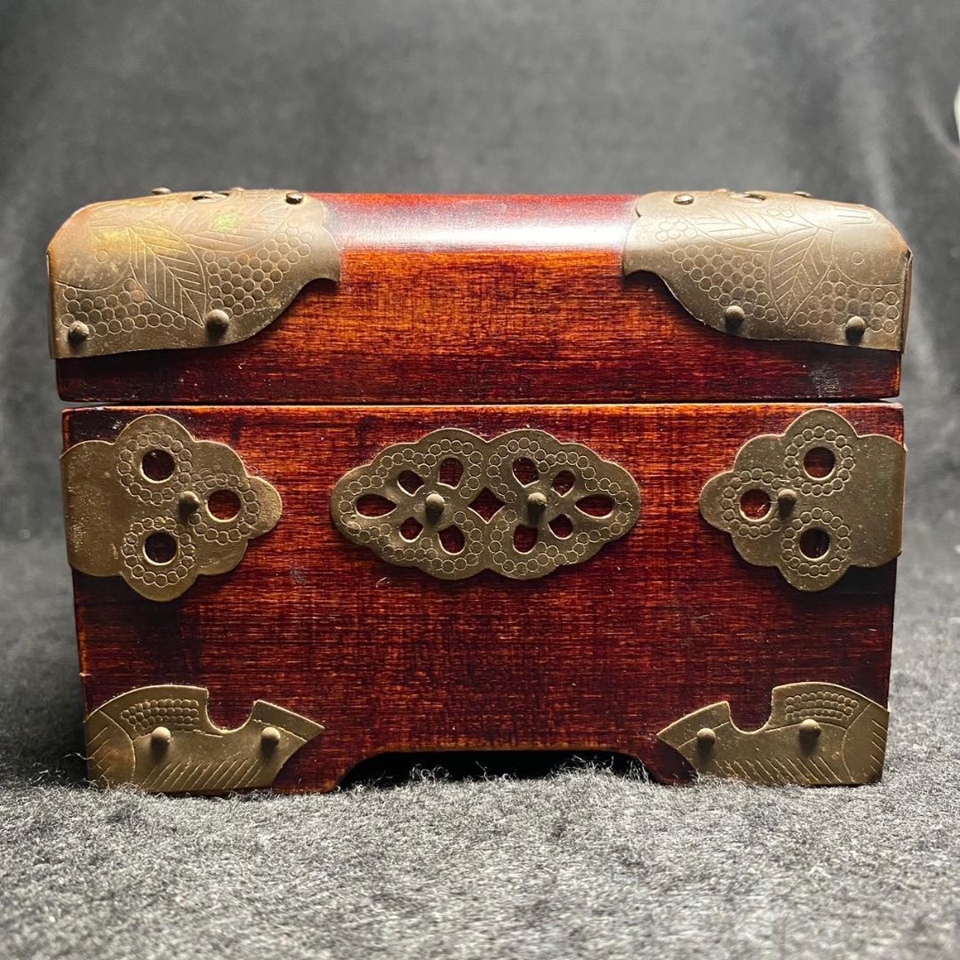 中国 上海 ビンテージ 宝石箱 ジュエリーボックス 白翡翠