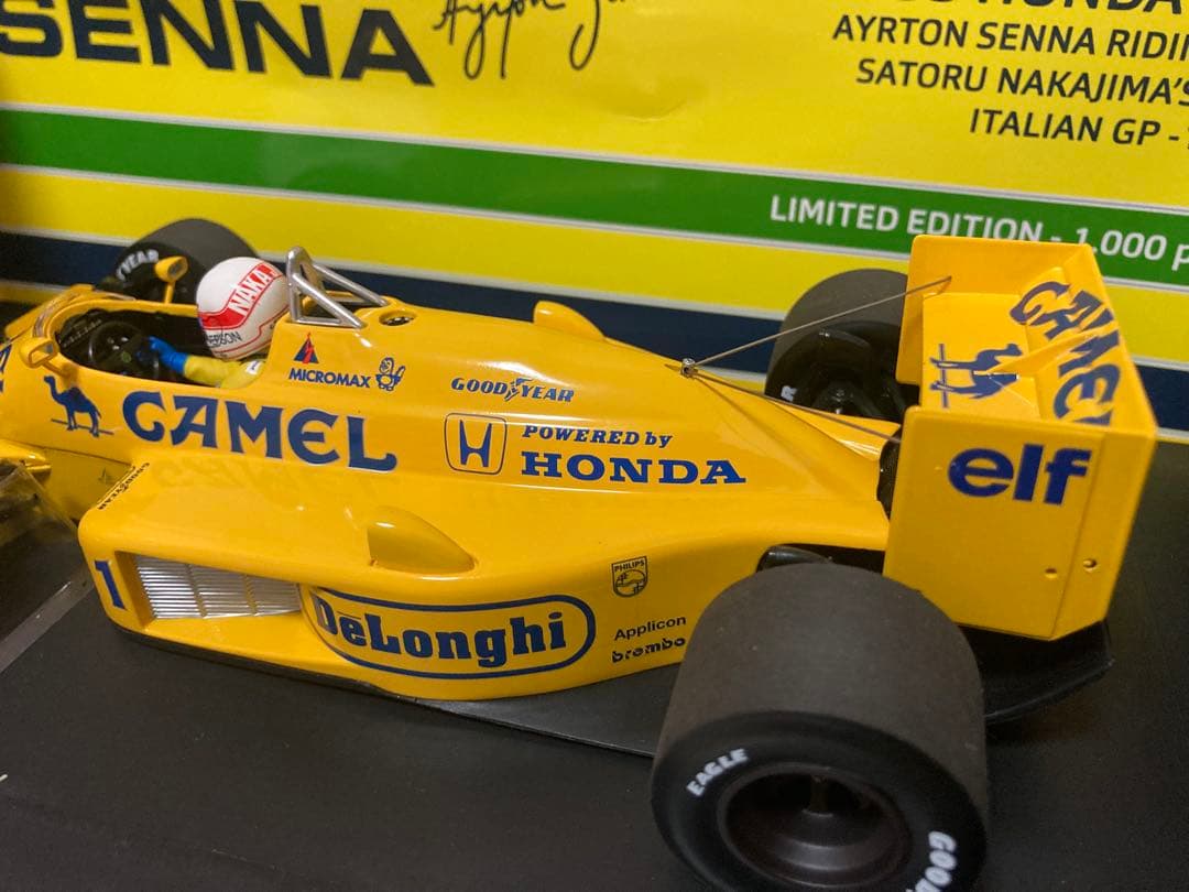 ミニチャンプス‼️ロータス99T 1987年イタリアGP ライドオンセナ