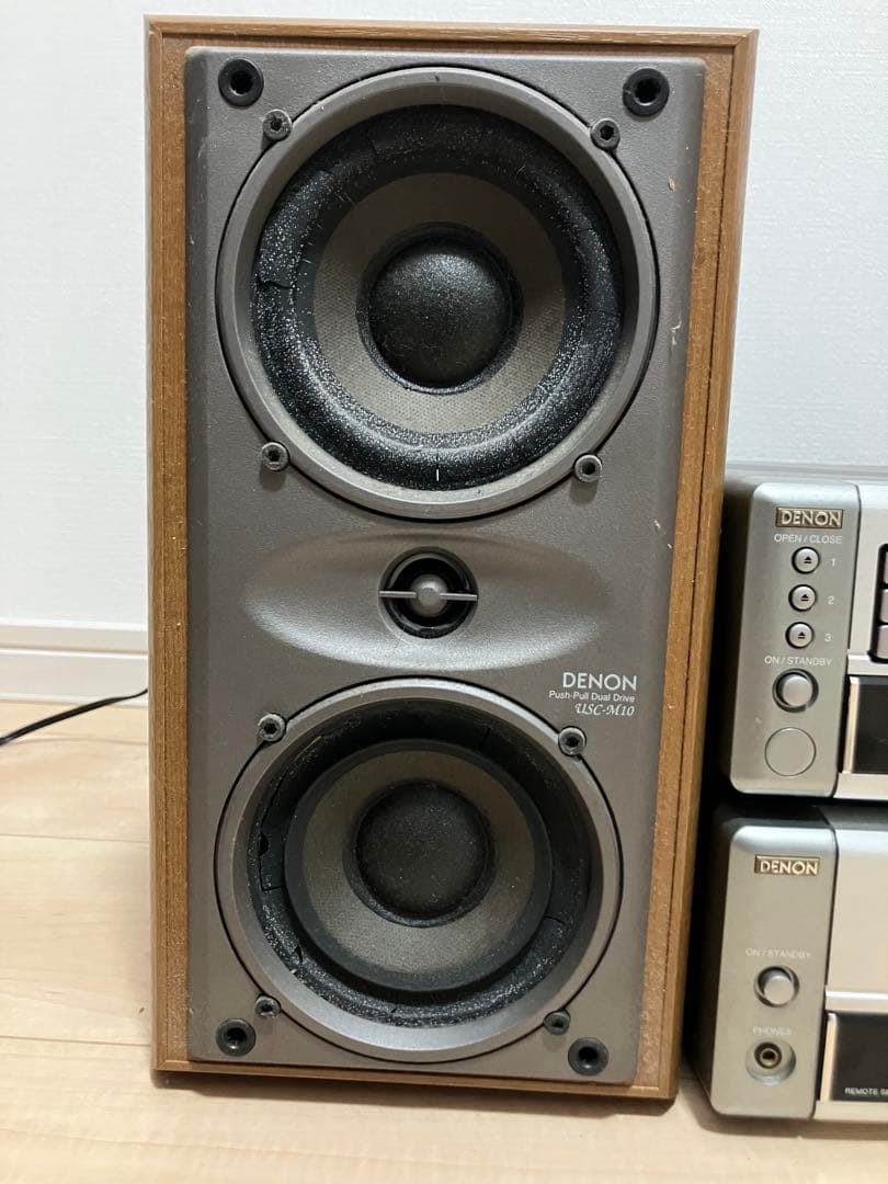 (完動品・取説有)DENON UD-M10のアンプUDRA-M10とスピーカー
