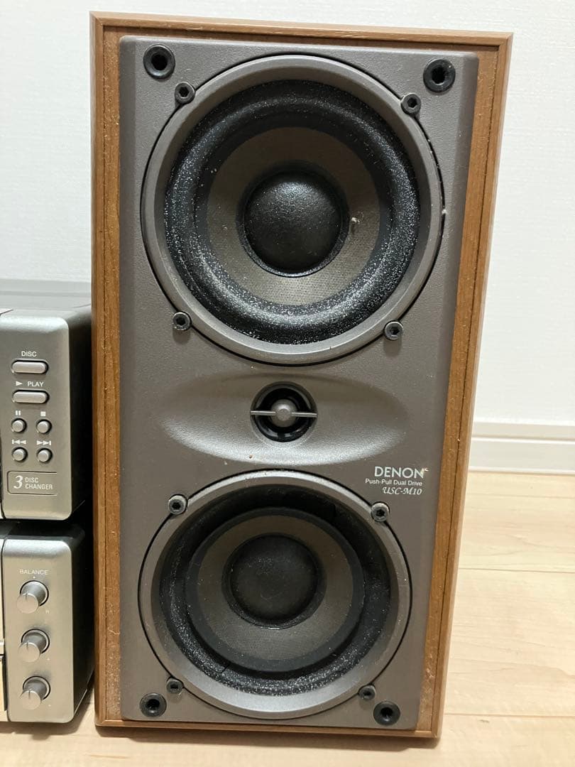 (完動品・取説有)DENON UD-M10のアンプUDRA-M10とスピーカー