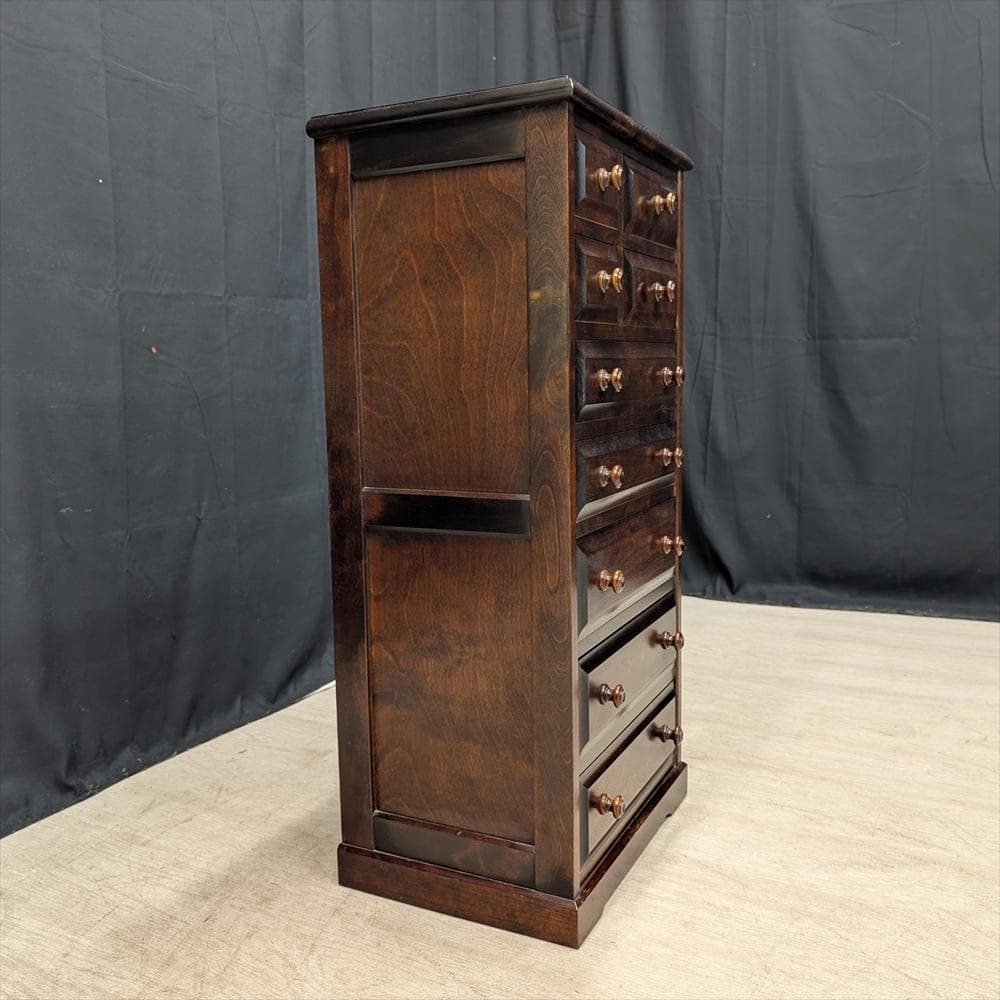 北海道民芸家具　無垢　整理箪笥　小物　タンス　箪笥　チェスト　引き出し　ドロワー